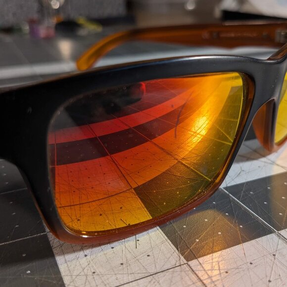 Rudy Project Ultimatum Shock Sunglasses Fire Red Orange Mirror Italy - Picture 13 of 15